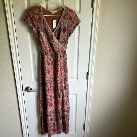 BNWT Anthropologie Posy Maxi Sweater Dress by Celia Prado Brazil XS - Picture 2 of 12